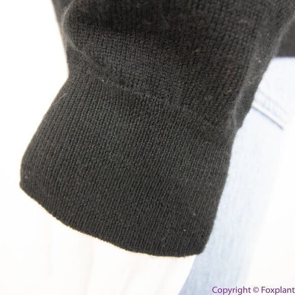 Calvin Klein extra fine merino wool black sweater, S/P - Picture 12 of 14